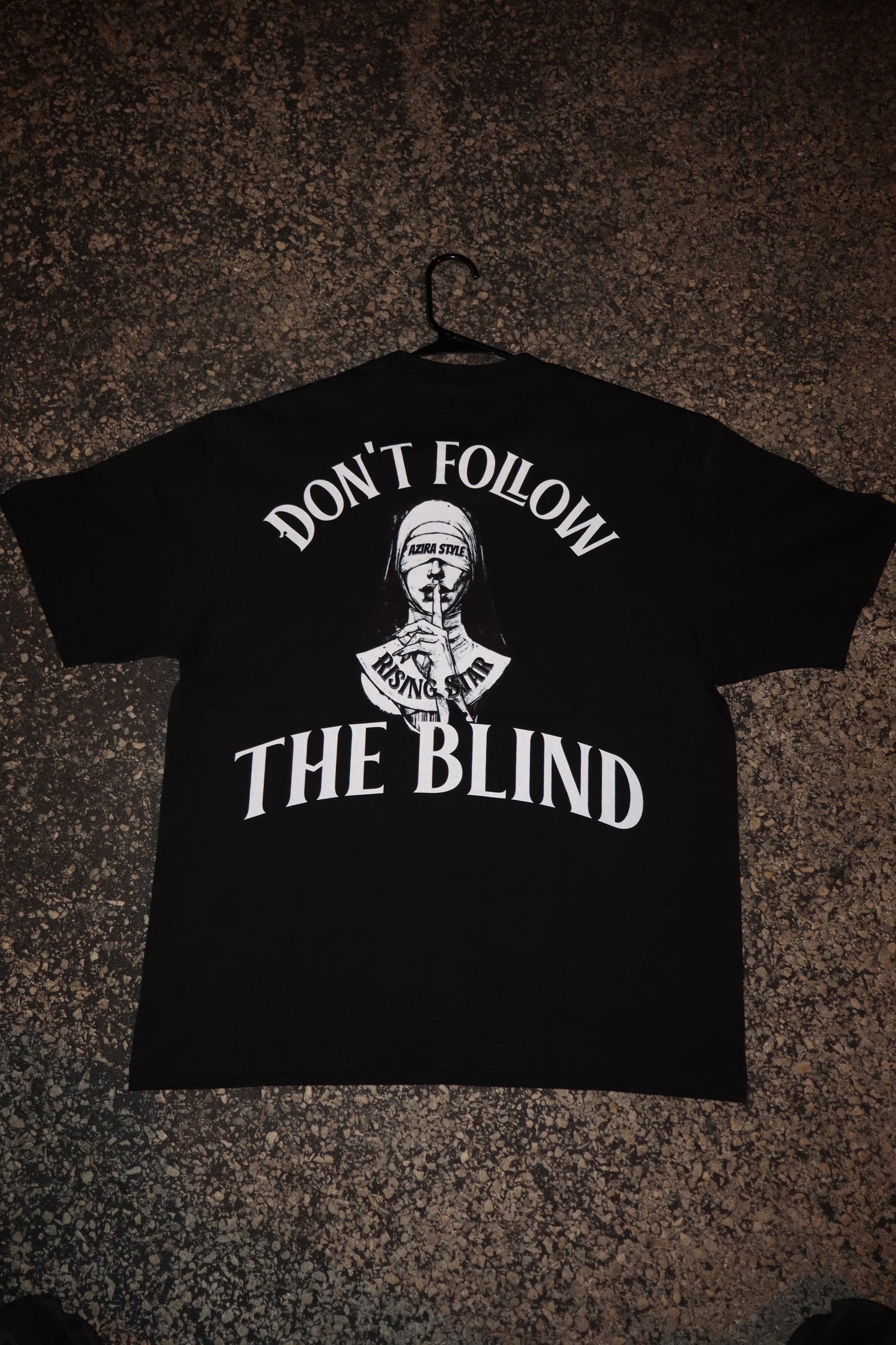 "Don't follow the blind" (tee)
