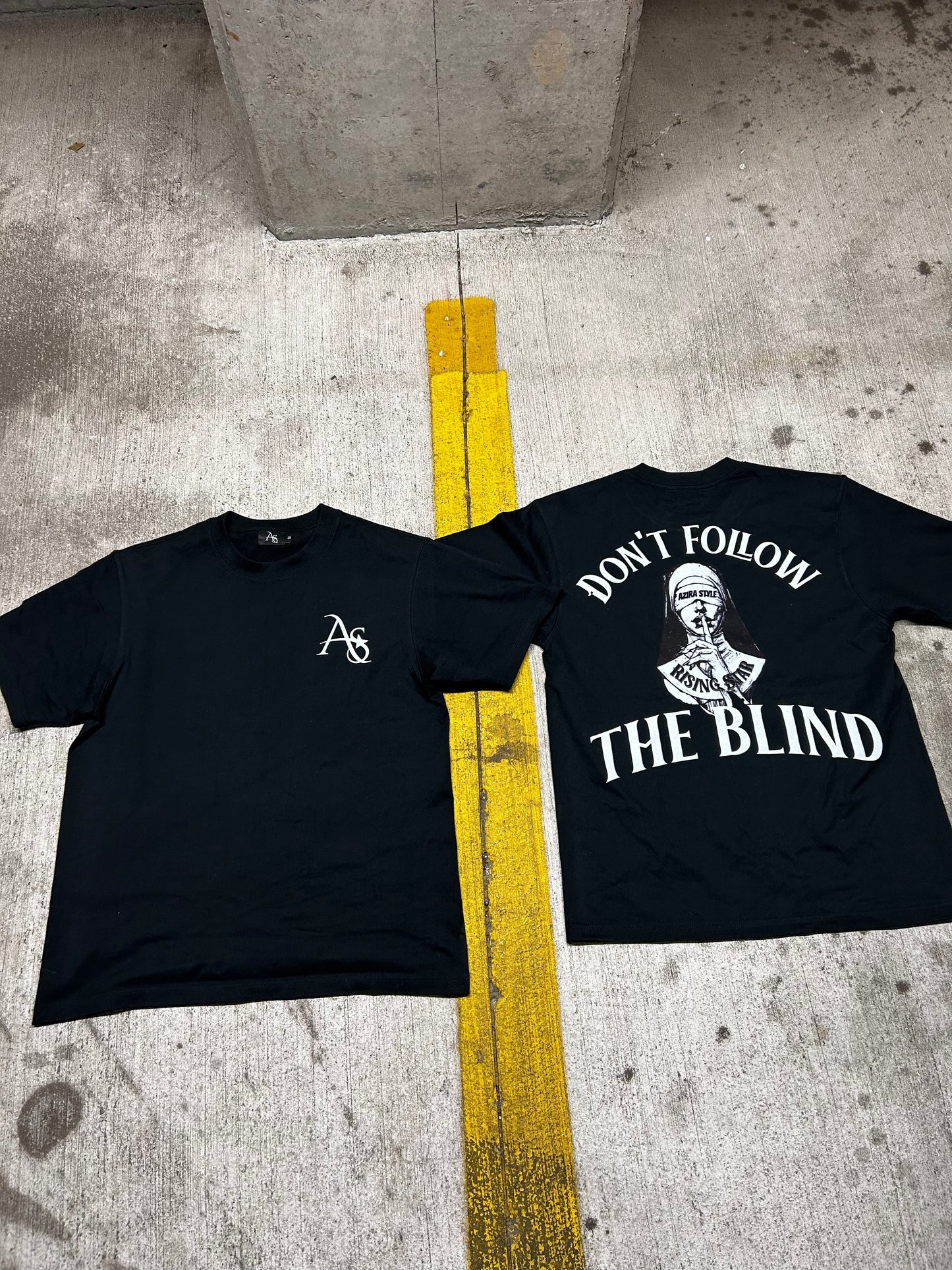 "Don't follow the blind" (tee)